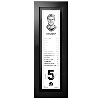Nicklas Lidstrom Detroit Red Wings - 2015 Legends Line 6'' x 22'' Photo encadrée