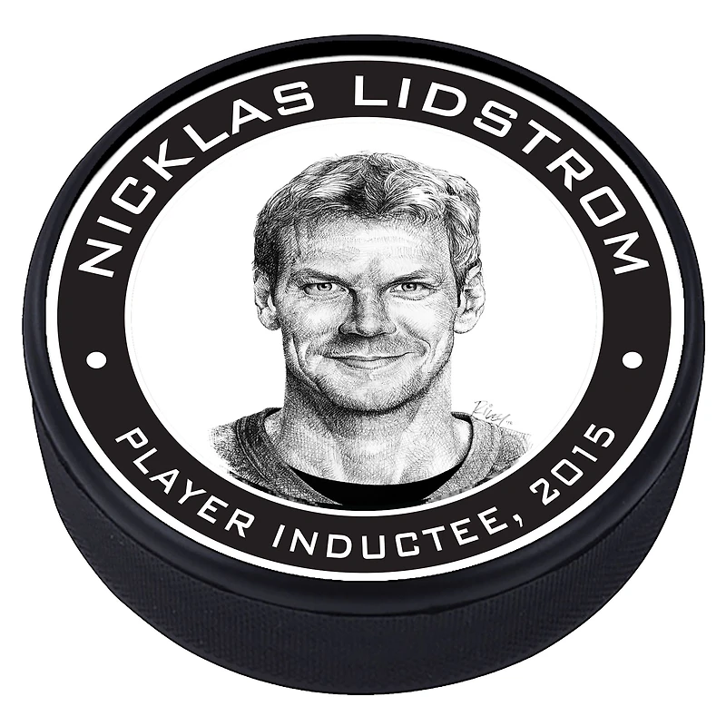 Nicklas Lidstrom Detroit Red Wings - Rondelle de hockey texturée Legends Line 2015