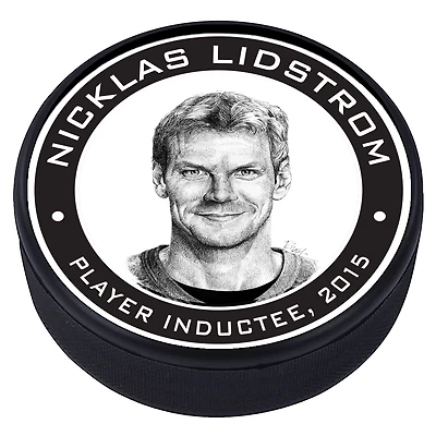 Nicklas Lidstrom Detroit Red Wings - Rondelle de hockey texturée Legends Line 2015