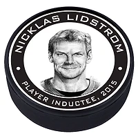 Nicklas Lidstrom Detroit Red Wings - Rondelle de hockey texturée Legends Line 2015
