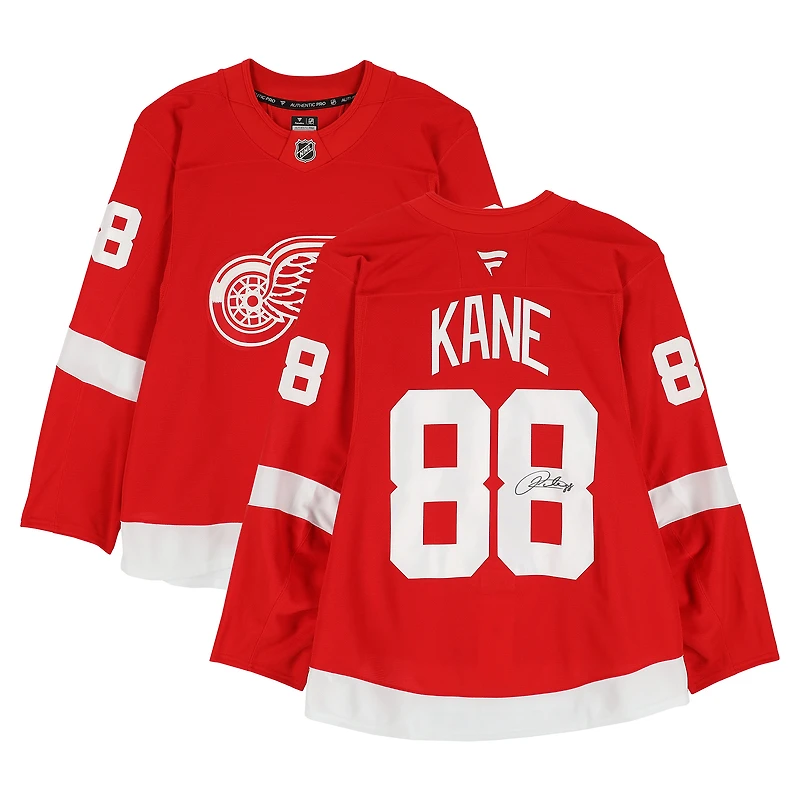 Patrick Kane Detroit Red Wings Autographed Red Fanatics Authentic Pro Jersey