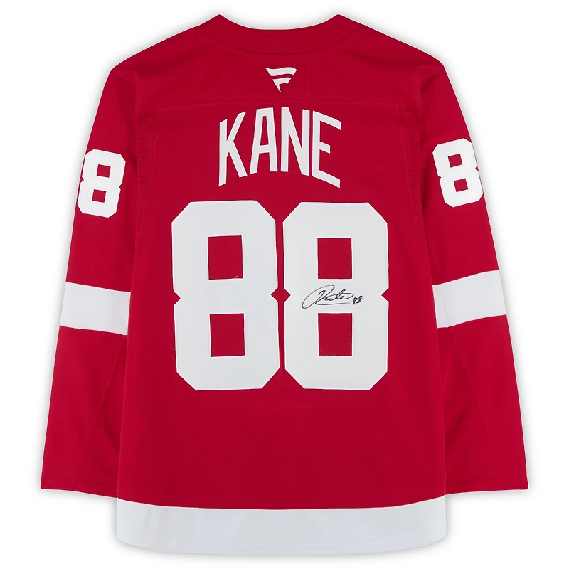 Patrick Kane Detroit Red Wings Autographed Red Fanatics Premium Jersey