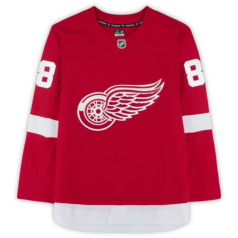 Patrick Kane Detroit Red Wings Autographed Red Fanatics Premium Jersey