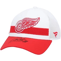 Casquette blanche dédicacée Fanatics Draft des Red Wings de Detroit de Patrick Kane
