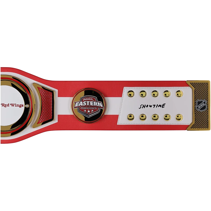 Ceinture de titre WWE Legacy autographiée par Patrick Kane Detroit Red Wings avec inscription « Showtime