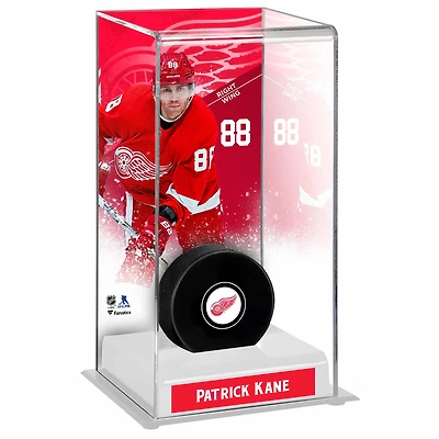 Vitrine de luxe pour rondelles de hockey des Red Wings de Détroit de Patrick Kane