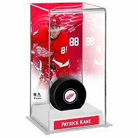 Vitrine de luxe pour rondelles de hockey des Red Wings de Détroit de Patrick Kane
