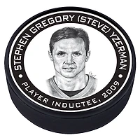 Steve Yzerman Detroit Red Wings - Rondelle de hockey texturée Legends Line 2009
