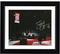 Steve Yzerman Detroit Red Wings Autographed 8" x 10" Jersey Retirement Night Photograph