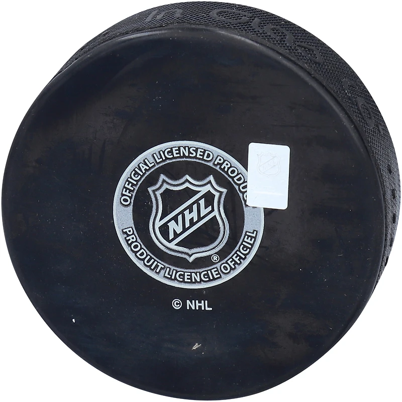 Rondelle de hockey avec logo autographié par Steve Yzerman des Red Wings de Détroit