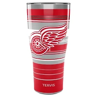 Tervis Red Wings de Détroit 30oz. Gobelet en acier inoxydable à rayures Hype