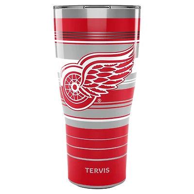 Tervis Red Wings de Détroit 30oz. Gobelet en acier inoxydable à rayures Hype