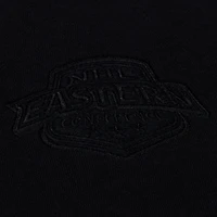 Sweat-shirt unisexe Mitchell & Ness noir Detroit Red Wings Phantom Fleece à col rond