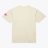 Unisex Mitchell & Ness  Cream Detroit Red Wings Arched Team T-Shirt