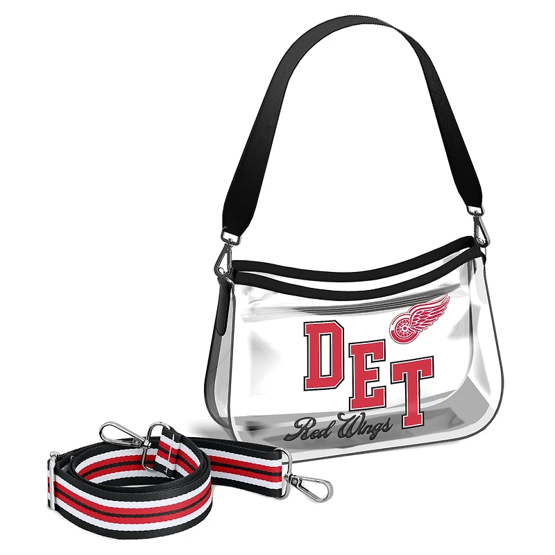 Mini-sac à main transparent Detroit Red Wings Stadium de WEAR by Erin Andrews