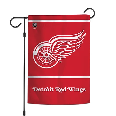 Drapeau de jardin double face WinCraft Detroit Red Wings 12 po x 18 po