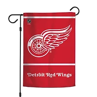 Drapeau de jardin double face WinCraft Detroit Red Wings 12 po x 18 po