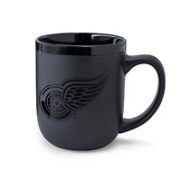 Mug en céramique noire ton sur ton WinCraft Detroit Red Wings de 500 ml