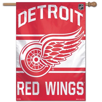 WinCraft Detroit Red Wings 28" x 40" Wordmark Single-Sided Vertical Banner