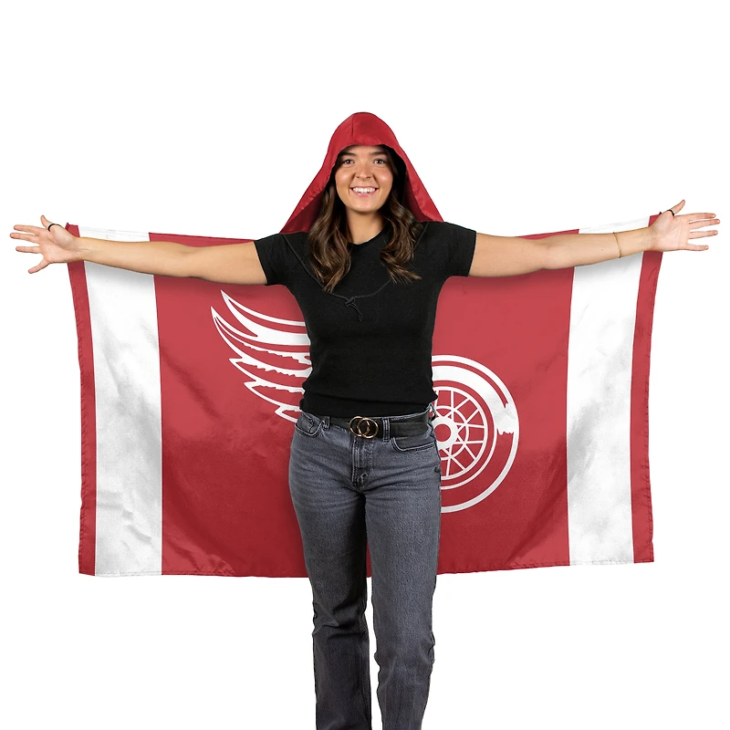 Drapeau à capuche WinCraft Detroit Red Wings 3' x 5'