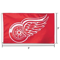 WinCraft Detroit Red Wings Deluxe Drapeau 3 pi x 5 pi