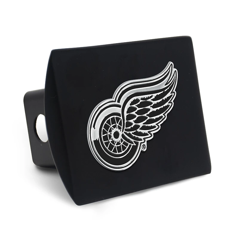 Cache-attelage WinCraft Detroit Red Wings Premium en métal chromé avec logo