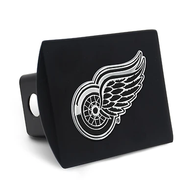 Cache-attelage WinCraft Detroit Red Wings Premium en métal chromé avec logo