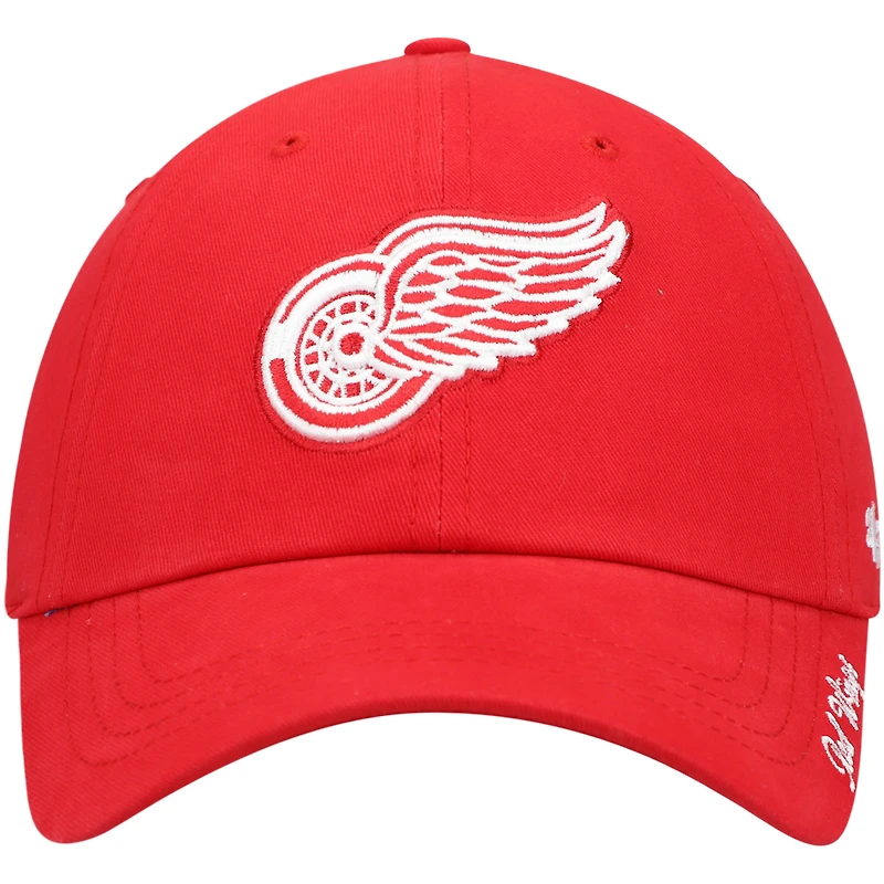 Casquette réglable de nettoyage de l'équipe Miata des Red Wings de Détroit '47 Red Detroit pour femmes