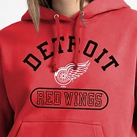 Sweat à capuche Champion rouge Detroit Red Wings pour femmes