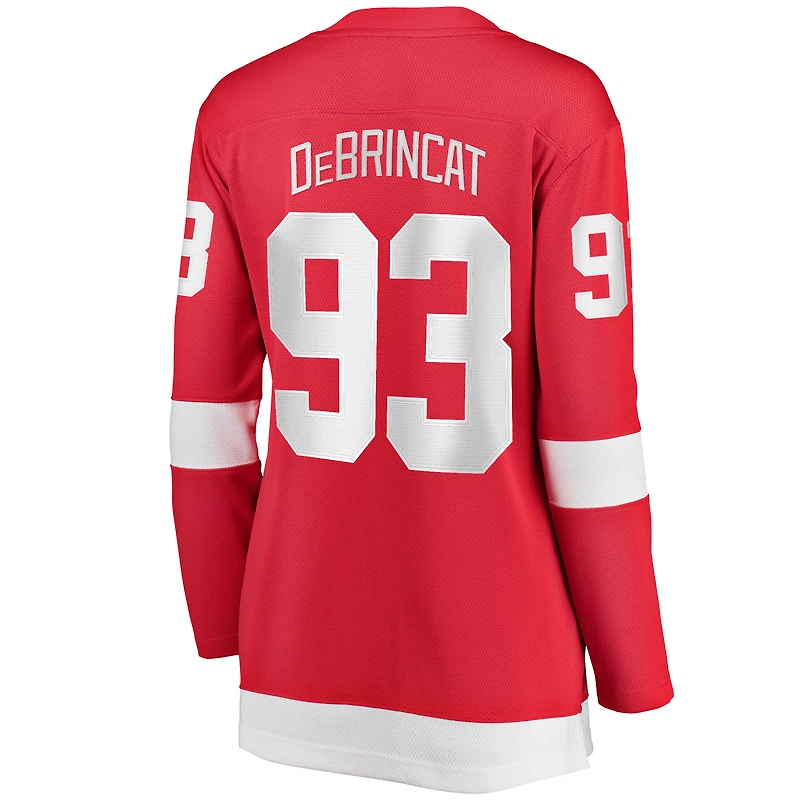 Women's Fanatics Alex DeBrincat Red Detroit Wings Home Breakaway Jersey