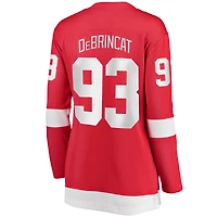 Women's Fanatics Alex DeBrincat Red Detroit Wings Home Breakaway Jersey