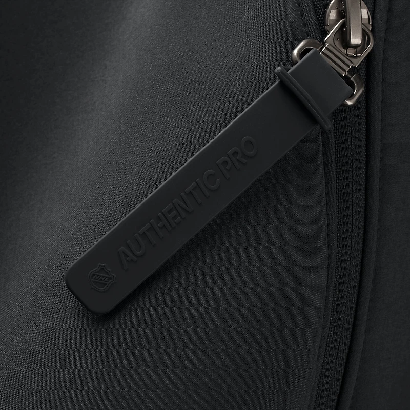 Women's Fanatics Black Detroit Red Wings Authentic Pro Rink Raglan Full-Zip Hoodie