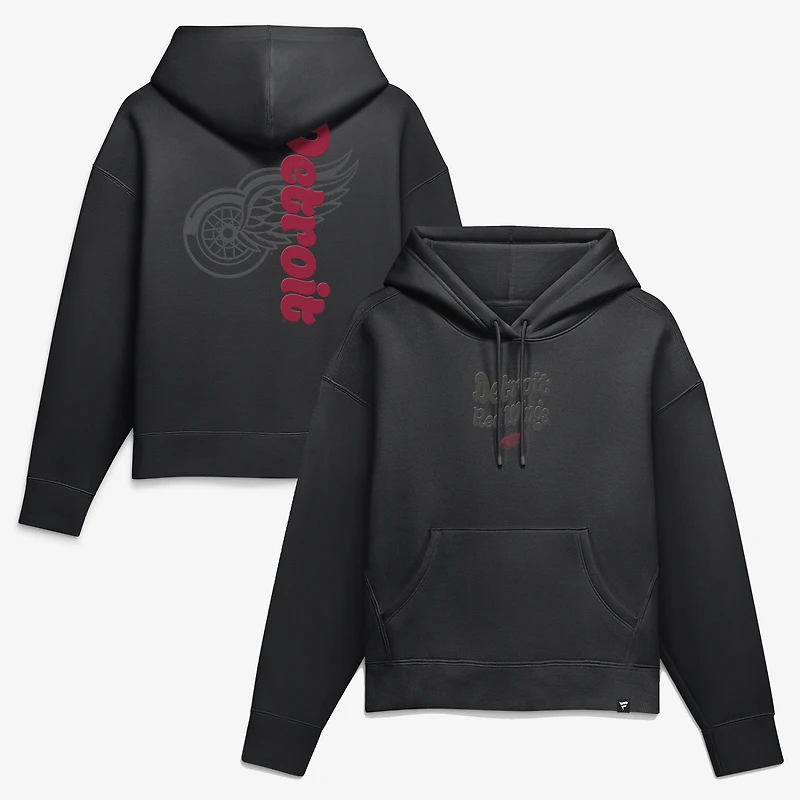 Women's Fanatics Detroit Red Wings Blackout Hoodie