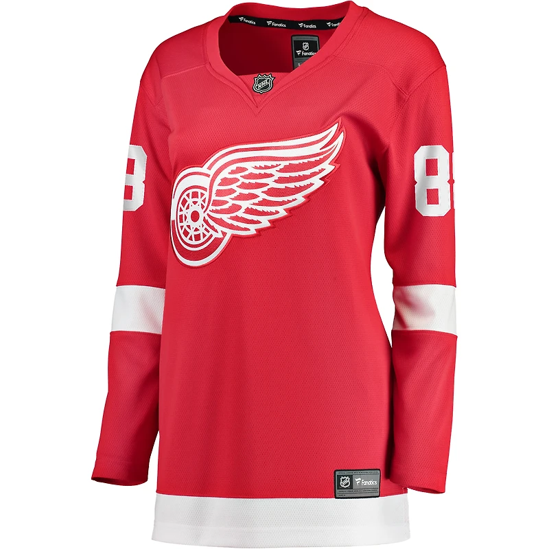 Fanatics pour femmes Patrick Kane rouge Detroit Red Wings maillot de joueur échappé à domicile