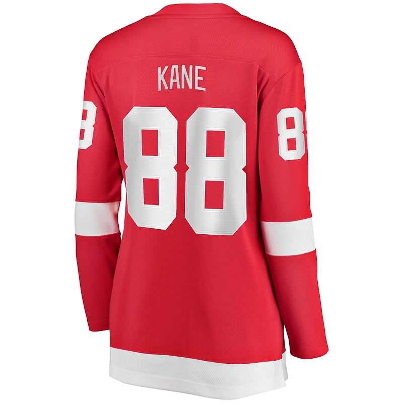 Fanatics pour femmes Patrick Kane rouge Detroit Red Wings maillot de joueur échappé à domicile