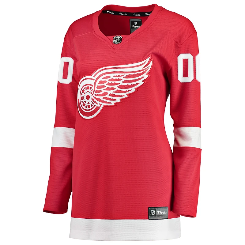 Fanatics Branded Red Detroit Wings Breakaway - Maillot personnalisé