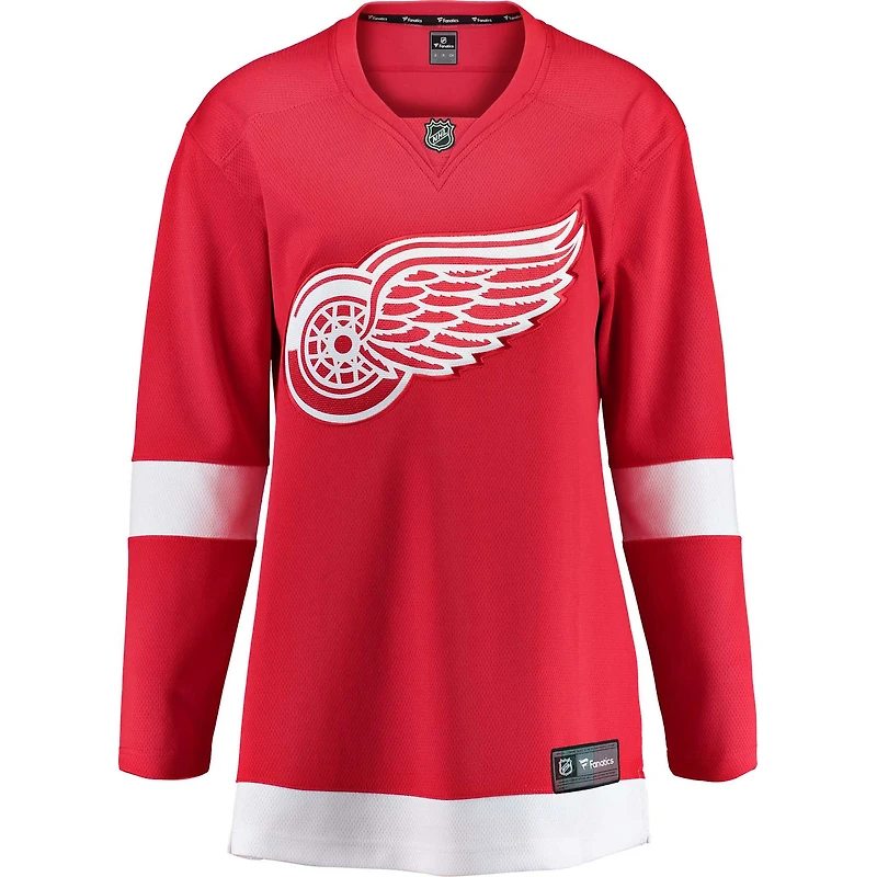Fanatiques pour femmes de marque Red Wings Detroit Home Breakaway - Maillot vierge