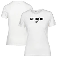T-shirt blanc pour femme Detroit Red Wings Maddox City Capsule de Levelwear