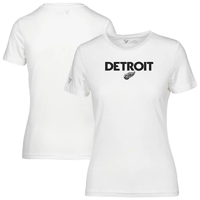 T-shirt blanc pour femme Detroit Red Wings Maddox City Capsule de Levelwear