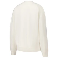 Sweat-shirt à capuche pour femme Mitchell & Ness avec logo Detroit Red Wings 3.0 crème