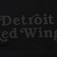 Sweat à capuche court pour femme Pro Standard Detroit Red Wings Jewels noir