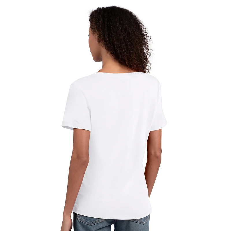 T-shirt Starter blanc pour femmes Detroit Red Wings Americana Fireworks