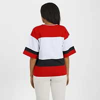 Women's WEAR by Erin Andrews Red/White Detroit Red Wings Jersey Style Tee