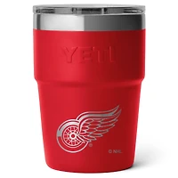 Gobelet empilable YETI Detroit Red Wings Rambler de 473 ml (16 oz) avec couvercle MagSlider