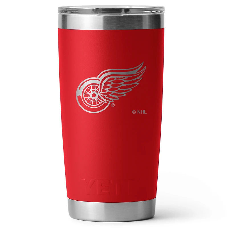 Gobelet Rambler YETI Detroit Red Wings Primary 590 ml avec couvercle Magslider
