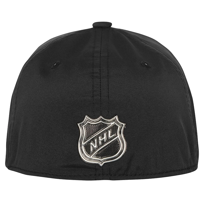 Casquette extensible authentique pour camp d'entraînement Pro des Red Wings de Detroit pour jeunes Fanatics noire