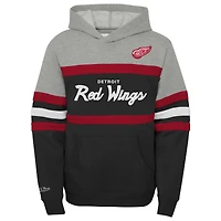 Sweat à capuche noir Mitchell & Ness pour jeune entraîneur en chef des Red Wings de Detroit