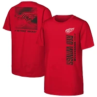 T-shirt rouge Atmosphere pour jeunes des Red Wings de Detroit