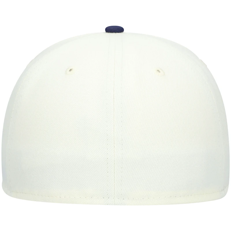 Casquette ajustée New Era Detroit Stars Collection Cooperstown Turn Back The Clock 59FIFTY blanche pour homme