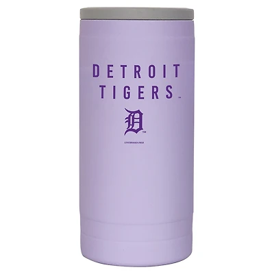 Detroit Tigers 12oz. Lavender Soft Touch Slim Coolie